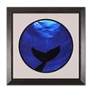 Image 1 : Wyland -"Whale Tail" Framed Original Watercolor Painting, Hand Signed with Certificate of Authentici