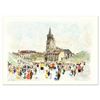 Image 1 : Urbain Huchet, "St Germain du Pre" Limited Edition Lithograph, Numbered and Hand Signed.