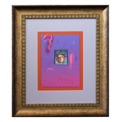 Peter Max- Original Mixed Media "Liberty Head"