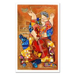 Dorit Levi, "Romantic Dancing" Limited Edition Serigraph, Numbered and Hand Signed with Certificate 