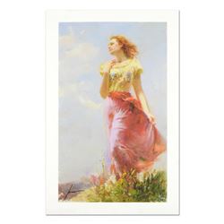 Pino (1939-2010) "Wind Swept" Limited Edition Giclee. Numbered and Hand Signed; Certificate of Authe