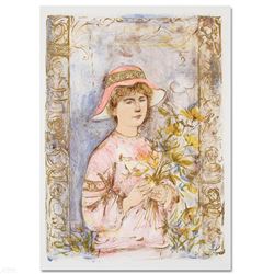 "Flora" Limited Edition Lithograph by Edna Hibel (1917-2014), Numbered and Hand Signed with Certific