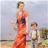 Image 2 : Pino (1931-2010), "A Day At the Beach" Limited Edition on Canvas, Numbered and Hand Signed with Cert