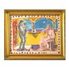 Image 1 : Wayne Ensrud "Artist and Muse 3" Framed Mixed Media Original Artwork; Hand Signed; COA