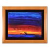 Image 1 : Wyland, "Two Whales" Framed Original Watercolor Painting, Hand Signed with Certificate of Authentici