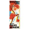 Image 1 : "Folies Bergere Josephine Baker" Hand Pulled Lithograph (18" x 49") by the RE Society, Image Origina