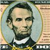 Image 2 : Steve Kaufman (1960-2010), "Portrait of an Achiever Abe Lincoln" Limited Edition Silkscreen on Canva