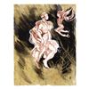 Image 1 : Marta Wiley, Original Mixed Media Painting on Canvas, Thumb Printed and Hand Signed with Certificate