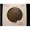 Image 1 : 1821 Large Cent  VG