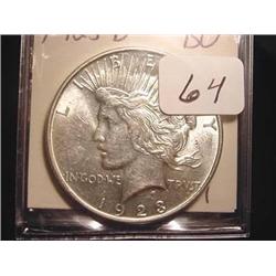 1923-D Silver Peace Dollar  BU