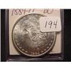 Image 1 : 1884-CC Morgan Silver Dollar  BU