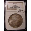 Image 1 : 1897 Morgan Silver Dollar  NGC  MS 64