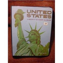 United States Harris Liberty Stamp Album w/ 800 U