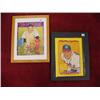 Image 1 : (2) 8 1/2 x 10 Baseball Puzzle Pictures in Frames