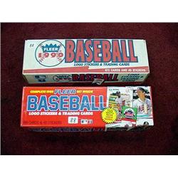 1988 & 1990 Fleer Baseball Factory Year Sets