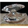 Image 1 : Beautiful crystal oyster shell with a cut crystal