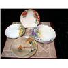 Image 1 : Pretty collection of small hand painted plates.  