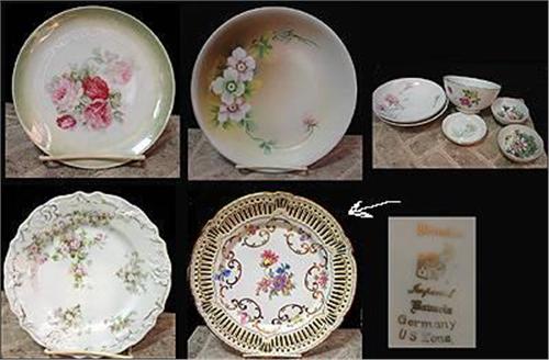 Collection Of Decorative Plates And Sauce Dishes