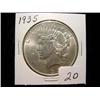 Image 1 : 1935 Peace Dollar  BU
