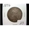 Image 1 : 1876 Seated Liberty Half Dollar  XF  (Scratch)