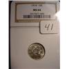 Image 1 : 1914 Barber Dime  NGC  MS 64