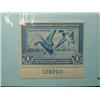 Image 1 : Scott # RW 1 (First U.S. Duck Stamp) Plate Number