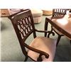 Image 2 : INLAYED FORMAL DINING ROOM SUITE INC.: TABLE WITH LEAF AND 6 CHAIRS.  APPROXIMATE RETAIL $11,000.00