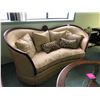 Image 1 : MICHAEL AMINI PALACE GATES FORMAL SOFA WITH THROW CUSHIONS. RETAIL $3,800.00