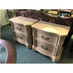 PAIR OF PULASKI NIGHT STANDS. APPROXIMATE RETAIL $3,400.00