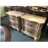 Image 1 : PAIR OF PULASKI NIGHT STANDS. APPROXIMATE RETAIL $3,400.00