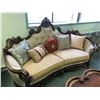 Image 1 : MICHAEL AMINI BARIVA FORMAL SOFA WITH THROW CUSHIONS. RETAIL $11,999.00