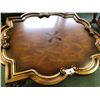 Image 2 : LARGE FORMAL COCKTAIL TABLE WITH MATCHING CONSOLE TABLE.
