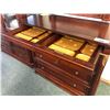 Image 2 : LADY'S 5 DRW. DRESSER WITH MATCHING MIRROR.  APPROXIMATE RETAIL $2,700.00