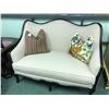 Image 2 : DECOR-REST 3 PC WOOD FRAME SOFA SET WITH SOFA, LOVE SEAT AND CHAIR WITH THROW CUSHIONS.