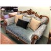 Image 1 : FORMAL LOVE SEAT WITH THROW CUSHIONS.
