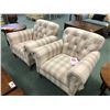Image 1 : PAIR OF SCHNADIG UPHOLSTERED LOUNGE CHAIRS.  RETAIL $1,200.00 EACH