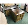 Image 1 : 2 PC COFFEE TABLE TRUNK SET.  APPROXIMATE RETAIL $2,299.00