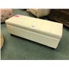 Image 1 : LEATHER STORAGE BENCH