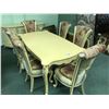 Image 1 : COUNTRY STYLE FORMAL DINING ROOM TABLE WITH 6 CHAIRS AND SIDEBOARD.  APPROXIMATE RETAIL $19,000.00