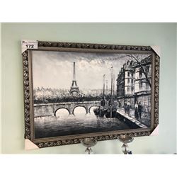 LARGE FRAMED ART - PARIS