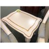 Image 2 : FRENCH WHITE COCKTAIL AND END TABLE SET.  APPROXIMATE RETAIL $4,500.00