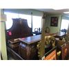 Image 2 : MICHAEL AMINI IMPERIAL COURT 7PC QUEEN BEDROOM SET INC. QUEEN HEADBOARD, FOOTBOARD, RAILS, LARGE