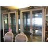 Image 2 : MICHAEL AMINI PLATINE DE ROYALE 9 PC FORMAL DINING ROOM SUITE INC. TABLE WITH 6 CHAIRS AND TWO