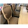 Image 3 : MICHAEL AMINI PLATINE DE ROYALE 9 PC FORMAL DINING ROOM SUITE INC. TABLE WITH 6 CHAIRS AND TWO