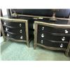 Image 2 : 4 PC KING BEDROOM SUITE INC. KING HEADBOARD, FOOTBOARD, RAILS AND 2 NIGHT STANDS