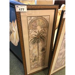 LARGE FRAMED ART - TROPICAL