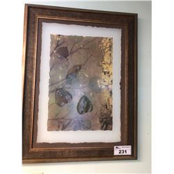 SMALL FRAMED ART - LEAVES