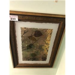 SMALL FRAMED ART - LEAVES