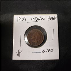 1907 Indian Head  Cent