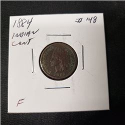 1884 Indian Head  Cent